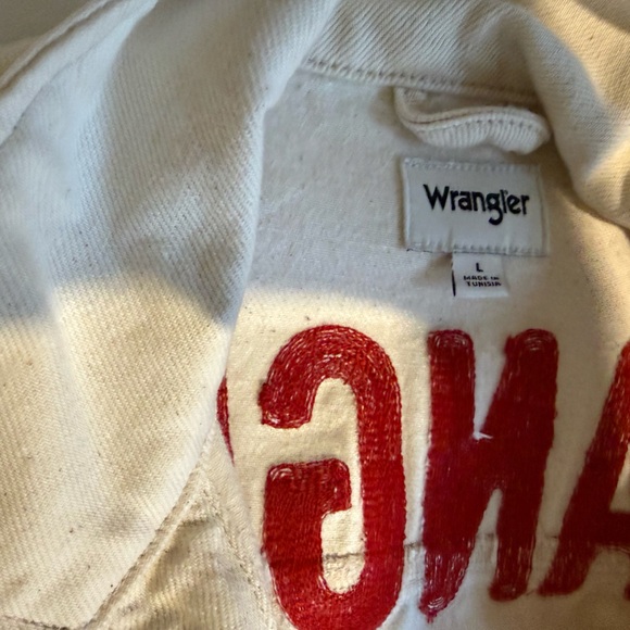 Wrangler western Women's Cream Jacket - Picture 4 of 4